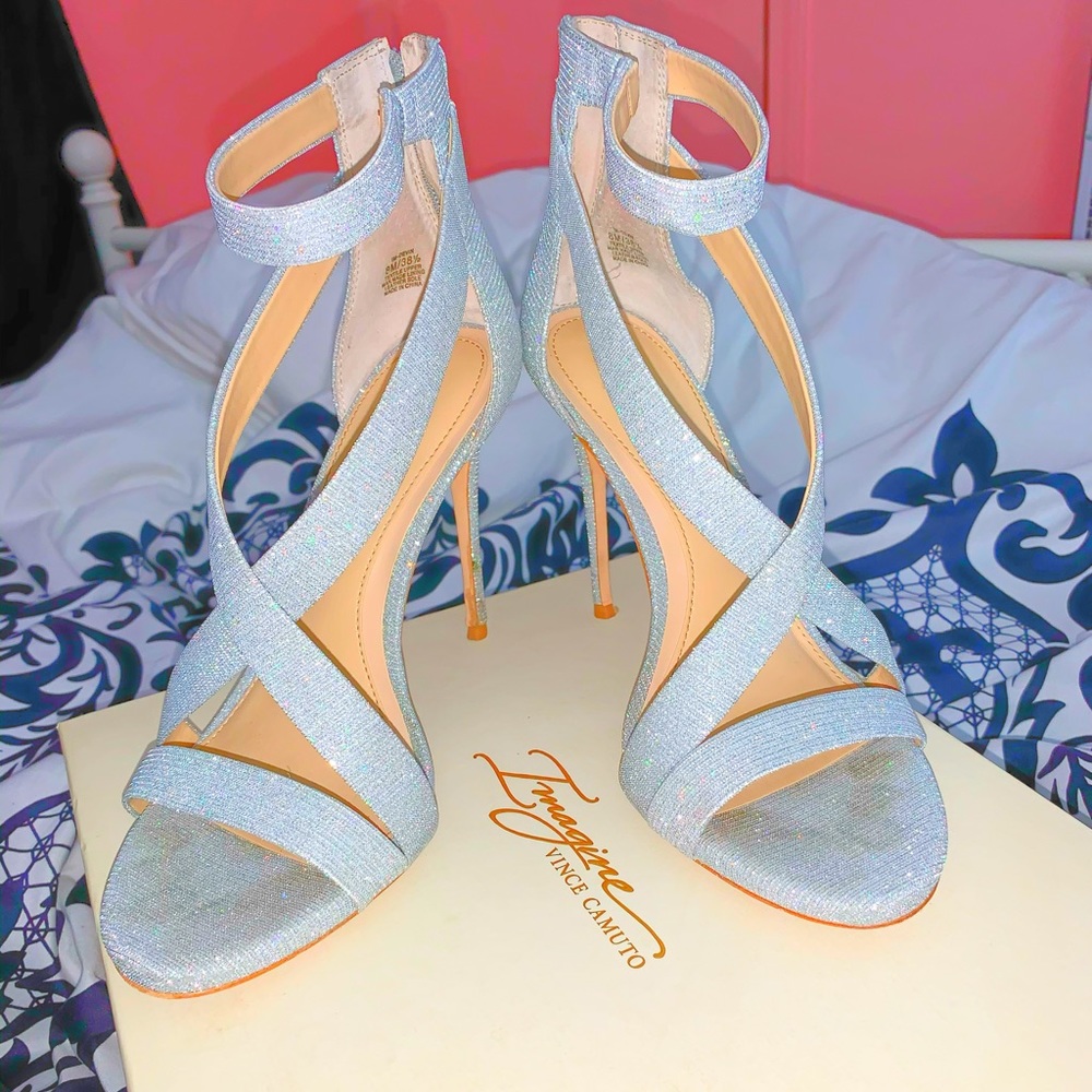 Sparkly Strappy Women’s Heels